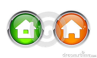 Home button icon graphic design Vector Illustration