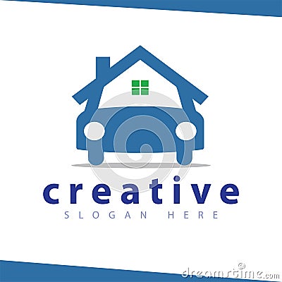 Home Car Logo vector abstract Vector Illustration