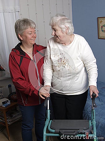 Home care Stock Photo