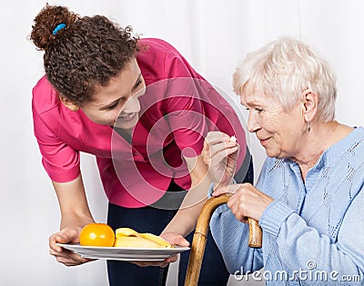 Home care service Stock Photo