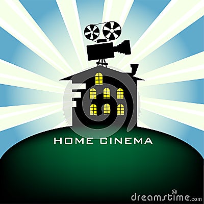 Home cinema Vector Illustration