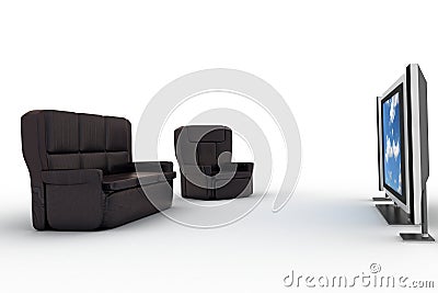 Home cinema Stock Photo