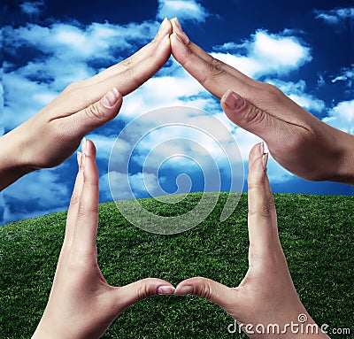 Home Conceptual Symbol Stock Photo