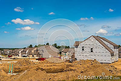 Home construction Editorial Stock Photo