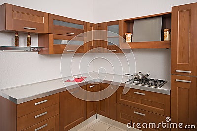 Home cookery furniture. Stock Photo