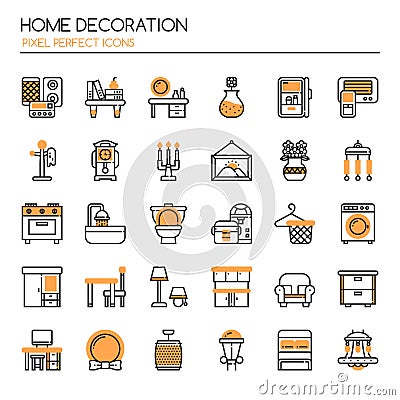 Home Decoration Vector Illustration