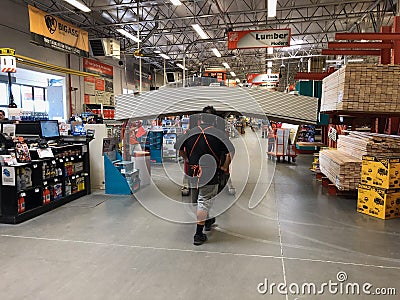 Home Depot Home Improvement Store Editorial Stock Photo