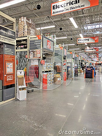 Home Depot store Editorial Stock Photo