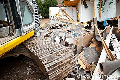 Home Destruction/Equipment Stock Photo