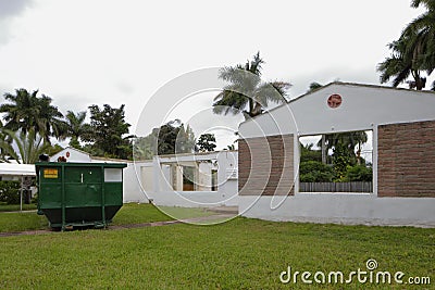 Home destruction Stock Photo