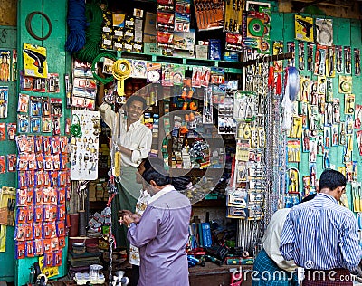 Home equipment shop in Yangon, Myanmar Editorial Stock Photo