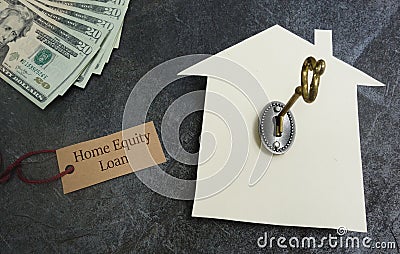 Home equity loan Stock Photo