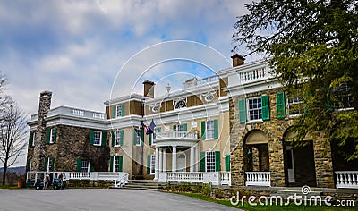 Home of Franklin D. Roosevelt Editorial Stock Photo