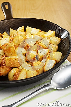 Home Fries Stock Photo