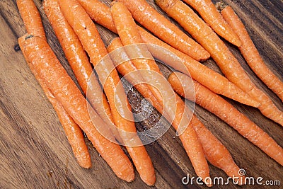 home grown carrots Stock Photo