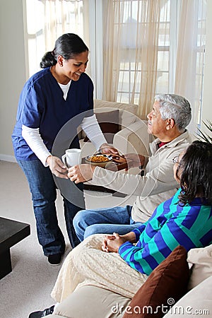 Home Health Care Stock Photo