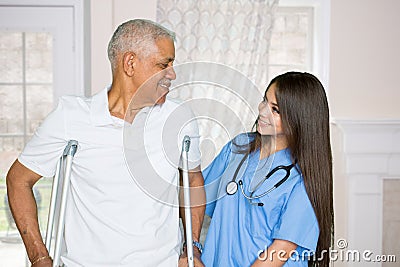 Home Health Care Stock Photo