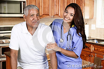 Home Health Care Stock Photo