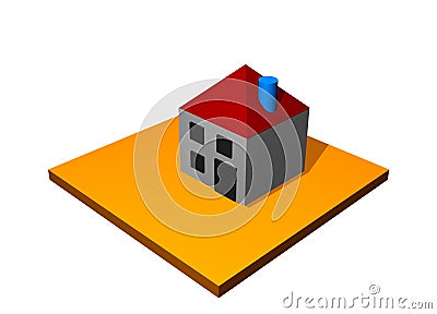 Home House Building Stock Photo