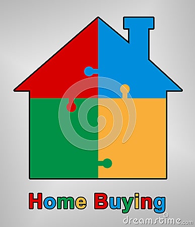 Home Or House Buying Guide Symbol Means Real Estate Guidebook - 3d Illustration Stock Photo