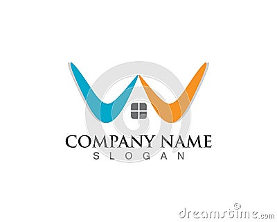 Home ,house logos and symbols vector Vector Illustration