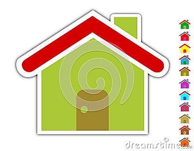 Home icon Stock Photo