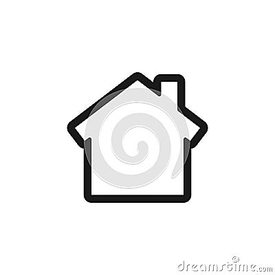 Home icon. House symbol. Simple vector illustration EPS 10 Vector Illustration