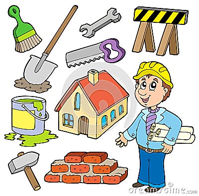 Home improvement collection Vector Illustration