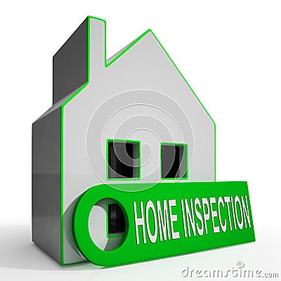 Home Inspection House Means Inspect Property Stock Photo