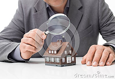 Home inspection Stock Photo