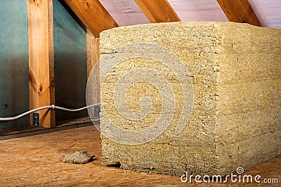 Home insulation Stock Photo