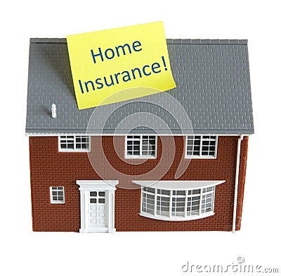 Home Insurance Stock Photo