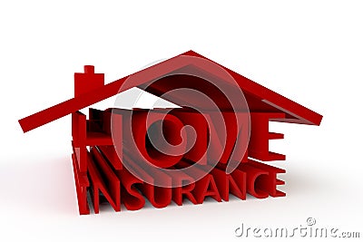 Home Insurance Stock Photo