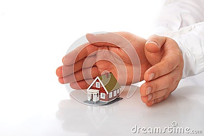 Home insurance. Stock Photo