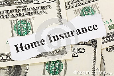 Home Insurance Stock Photo