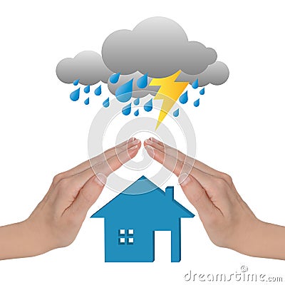 Home insurance concept Stock Photo