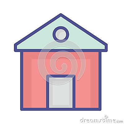 Home Isolated Vector icon which can easily modify or edit Vector Illustration