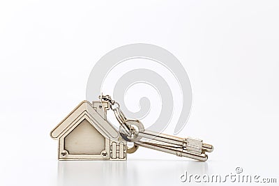 Home key on tabel. Concept for real estate busines Stock Photo