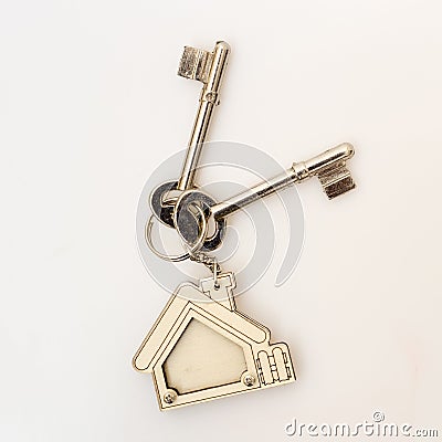 Home key on tabel. Concept for real estate busines Stock Photo