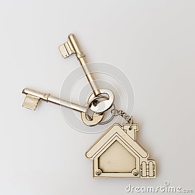 Home key on tabel. Concept for real estate busines Stock Photo