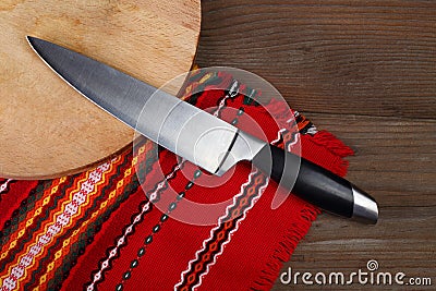 Home kitchen knife Stock Photo