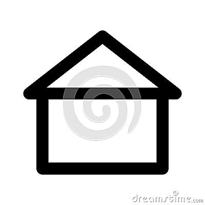 Home Line Style vector icon which can easily modify or edit Vector Illustration