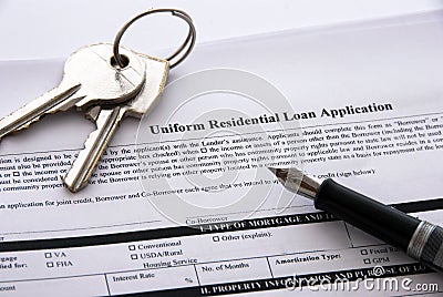 Home loan Stock Photo