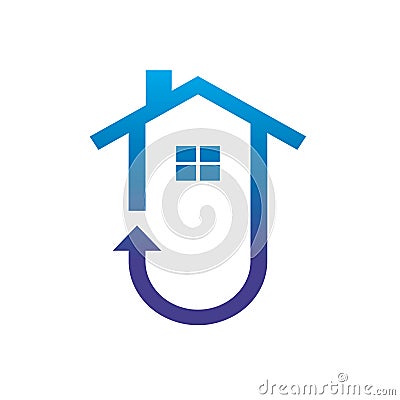 Home logo Vector Illustration