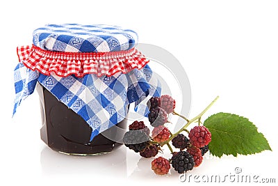 Home made fruit jam Stock Photo