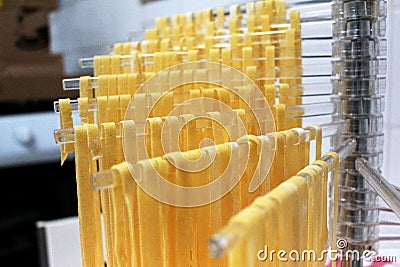 Home made pasta Stock Photo