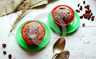 Home made pastry baked with cottage cheese Stock Photo