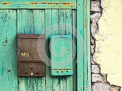 Home mailbox Editorial Stock Photo