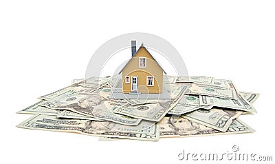 Home and Money Stock Photo