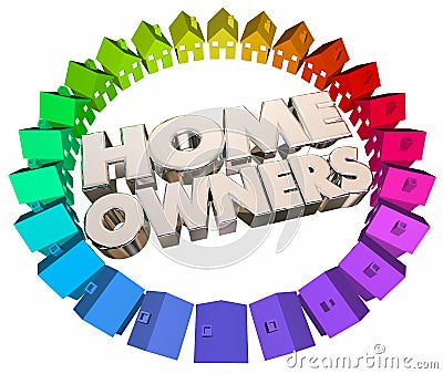 Home Owners Buyers Houses Association Neighborhood Stock Photo